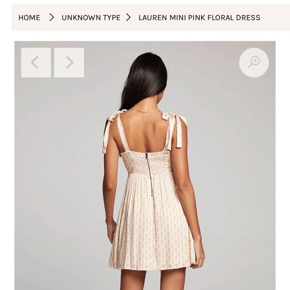 Lauren Mini Pink Floral Dress - Picture 2 of 12